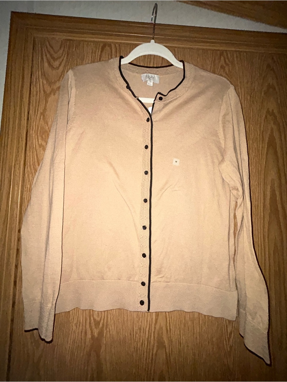 New, LOFT Outlet 100% Cotton Button Front Long Sleeve Cardigan Sweater - Picture 6 of 6